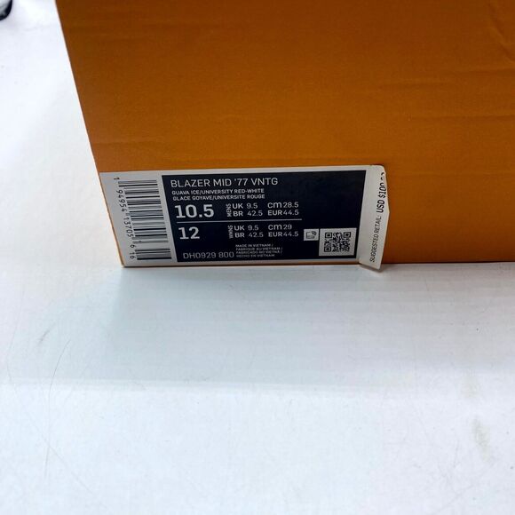 Nike Blazer Mid '77 VNTG Sneaker Guava Ice DH0929-800 Mens Size 10.5 NEW - Picture 9 of 12